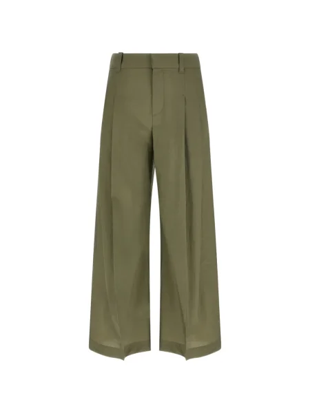 Pantaloni Brunello Cucinelli plisate verde