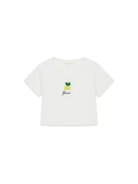 Guess T-shirt Relaxed Fit bijela