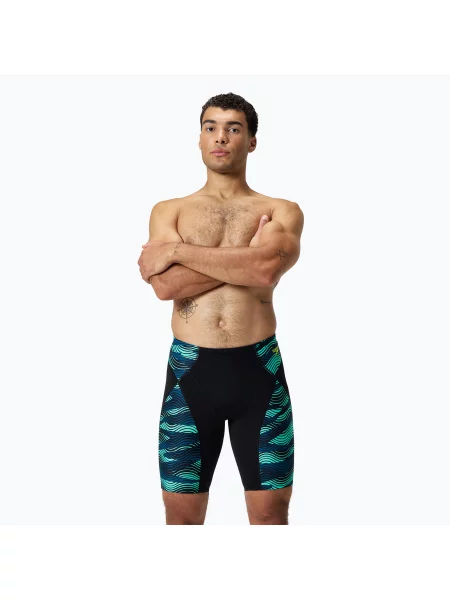 Мъжки шорти за плуване тип клин Speedo Endurance+ Max Compression Swim Jammer arctic glass черно