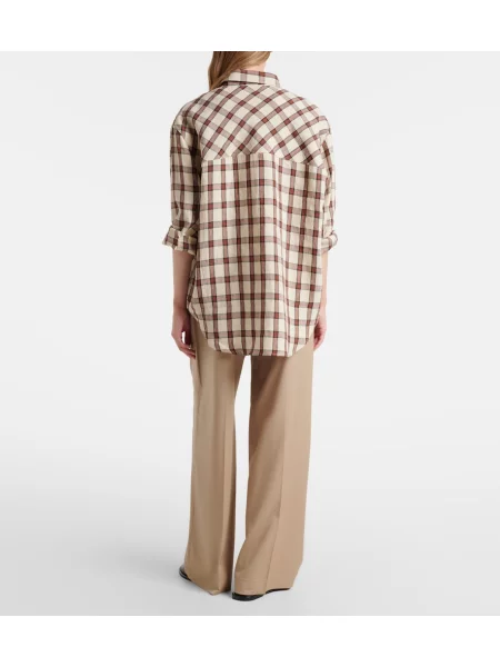 Pantaloni Róhe de lână bej
