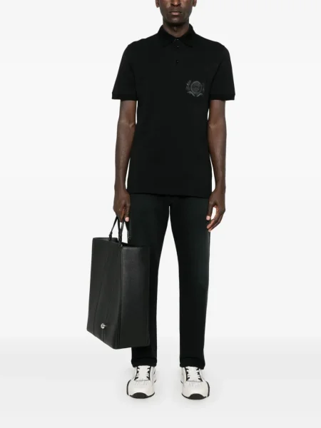 Polo Dolce & Gabbana με κέντημα μαύρο