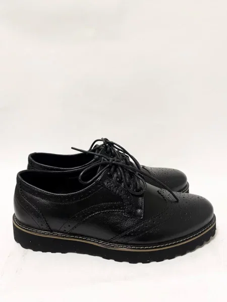 Legessy Броги ONYX_BLACK_ шкіра чорний