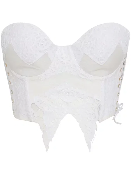 Bluzka Amir Slama koronkowa biała