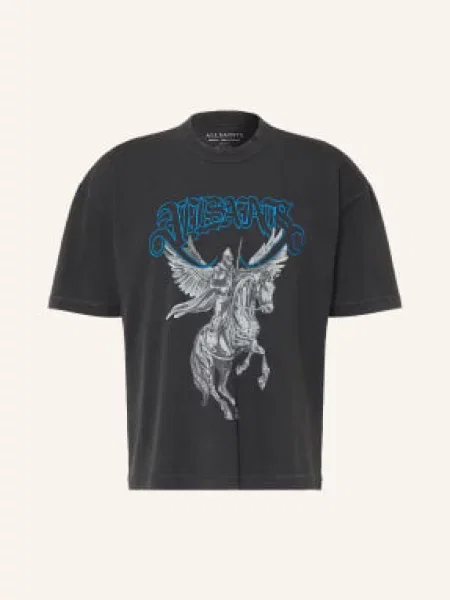 Allsaints T-Shirt Vanguard schwarz szara