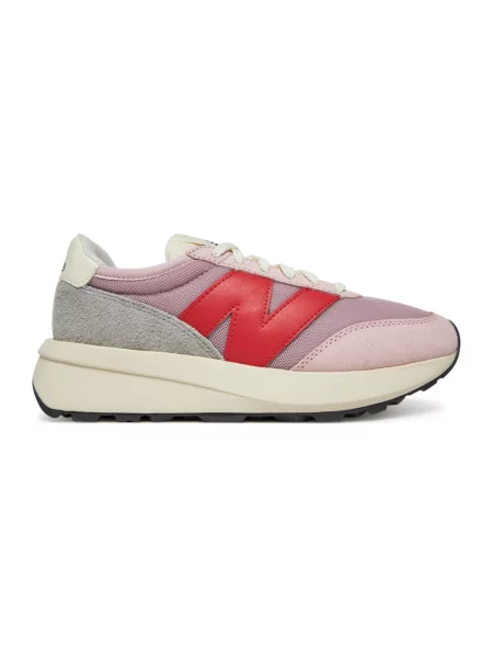 Trampki New Balance zamszowe różowe