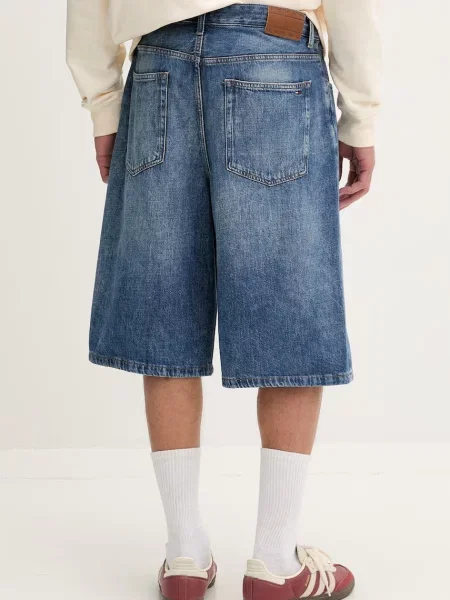 Tommy Jeans szorty jeansowe niebieskie