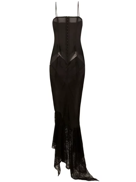 Rochie Dolce & Gabbana transparente din dantelă de costum negru