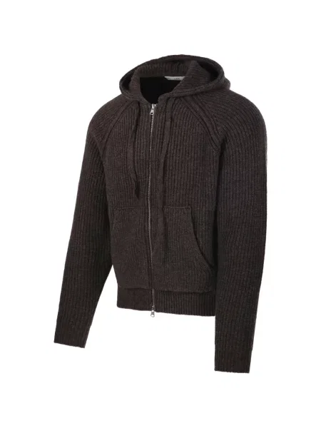 Cardigan Dunst tricotate maro
