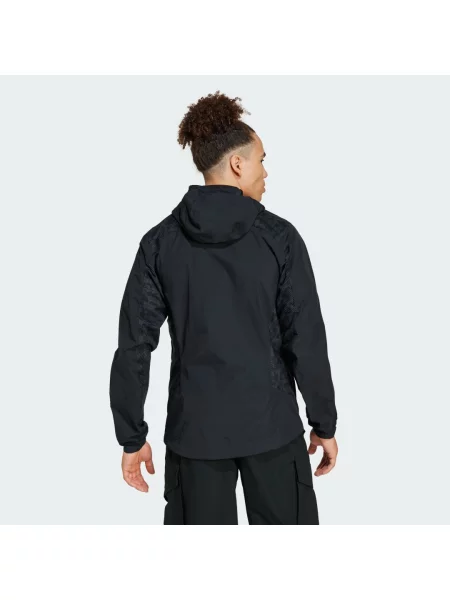 Kurtka z kapturem Adidas Terrex Xperior Hybrid Rain.Rdy M czarna