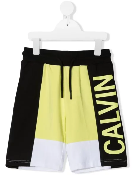 Szorty dziecięce Calvin Klein żółte
