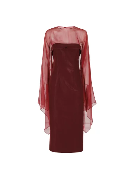 Sukienka Alberta Ferretti czerwona