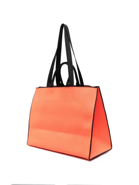 Shopper torbica Patrizia Pepe s autogramom narančasta