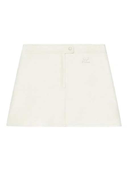 Mała mały spódnica mini Courreges biała