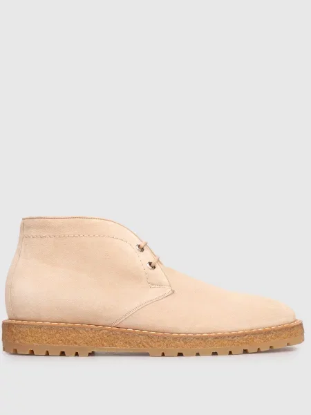 Замшевые дезерты Stefano Ricci бежевые