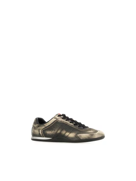 Sneakersy Gucci skórzane szare