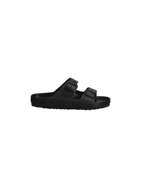 Klapki Birkenstock skórzane czarne