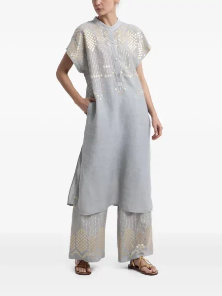 Gulerat rochie Greek Archaic Kori gri