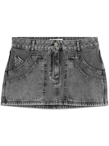 Mała mały spódnica jeansowa The Attico czarna