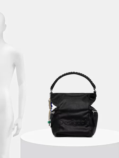 Рюкзак Desigual HALF LOGO ARICA малий однотонний чорний