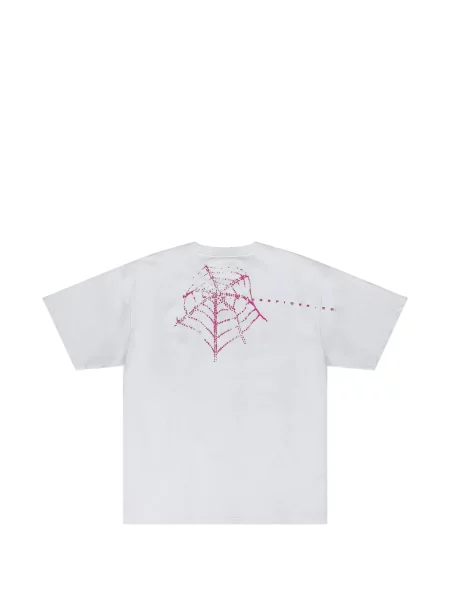 Tricou Sp5der cu imagine alb