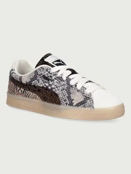 Puma Suede Snake sportcipő női bőr bézs