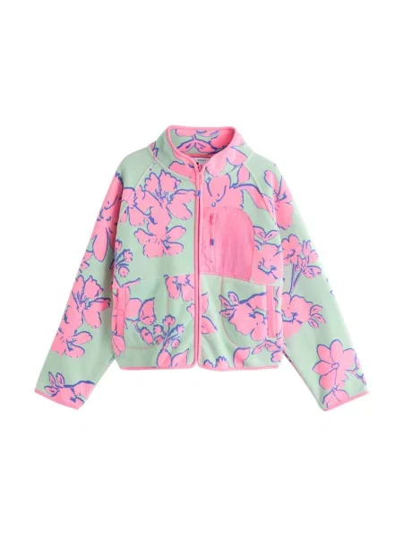 Next Jachetă fleece mentă / roz pal verde