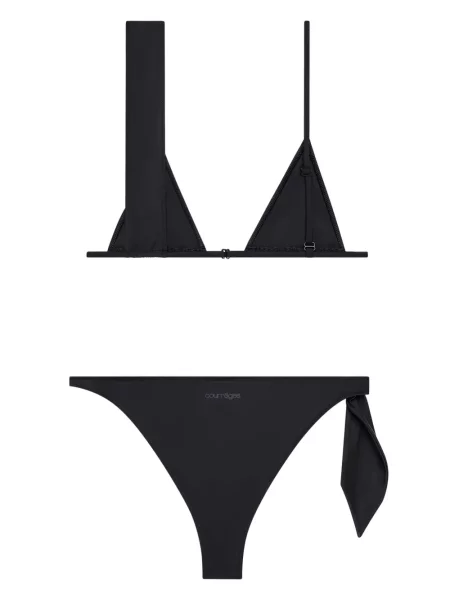 Bikini Courreges negru