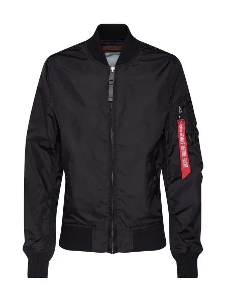 ALPHA INDUSTRIES Geacă de primăvară-toamnă / roși aprins negru