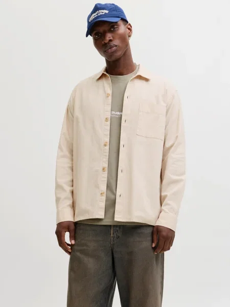 JACK & JONES Cămașă JJETRISTAN crem