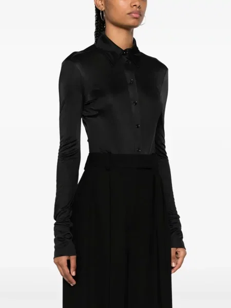 Lung cămașă Sportmax negru