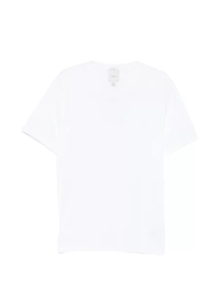 Scurt tricou Calvin Klein cu autograf alb