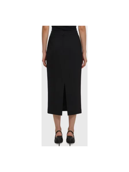 Spódnica ołówkowa Dolce And Gabbana wełniana czarna