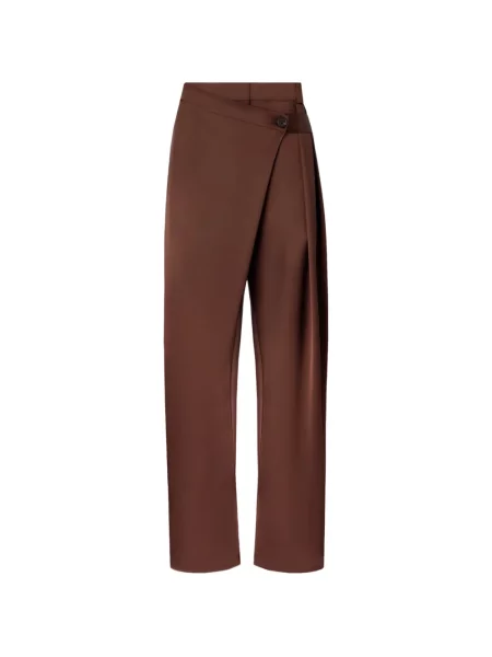Pantaloni Pinko asimetrice maro