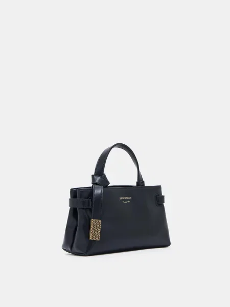 Кожаная сумка Emporio Armani черная