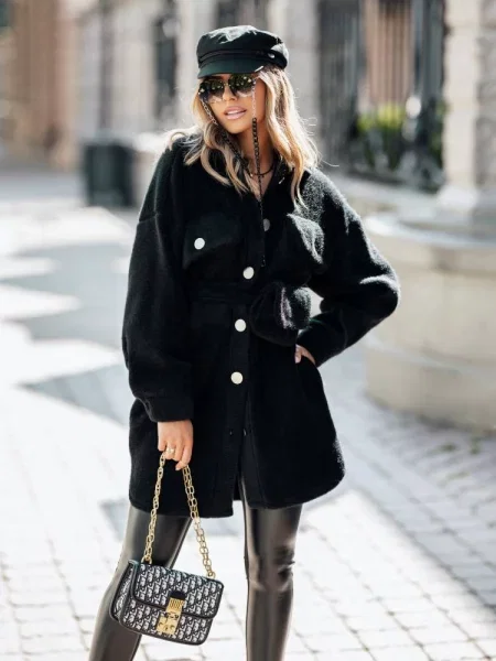 Jachetă-cămașă Cocomore negru