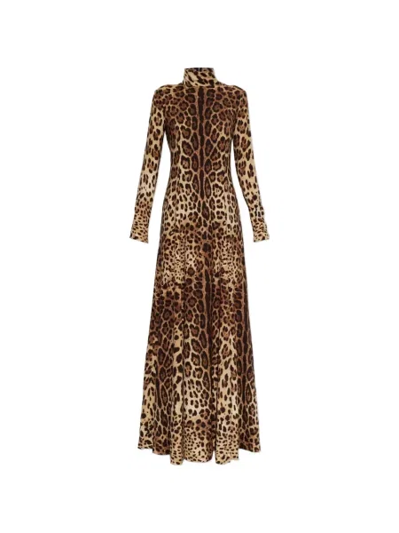 Rochie Dolce & Gabbana cu imagine cu model leopard plic