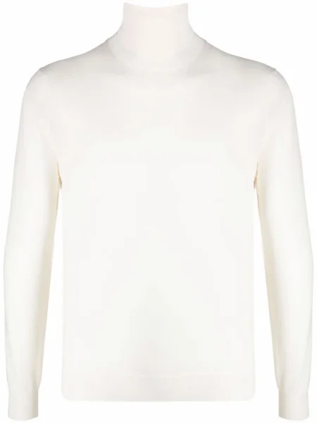 Pulover Dell'oglio din lână merinos alb