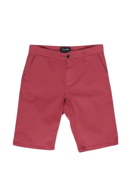Pantaloni chino Lyle & Scott cu autograf roșu