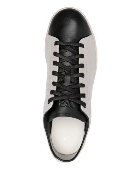 Sneakerși Y-3 din piele gri