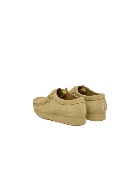 Nizki čevlji Clarks Wallabee Lite. bež