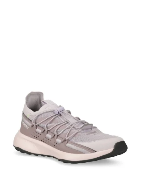 Бягане топ Adidas изрязани с принт бяло