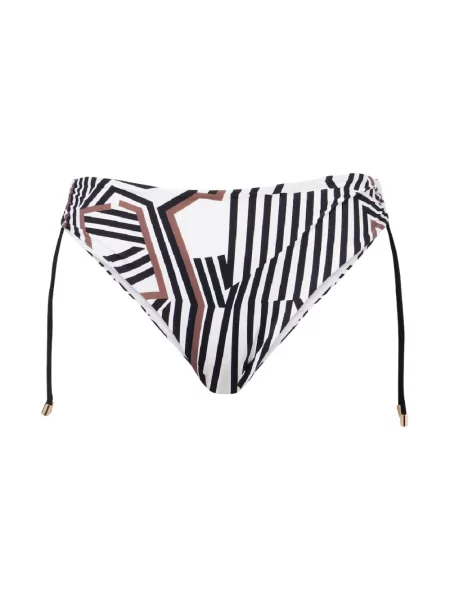 Max Mara Moda plażowa Kobieta Wielobarwność M Sibilla Printed Bikini Bottom beżowy