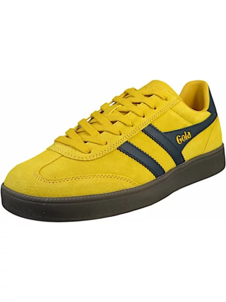 Sneakersy Gola zamszowe żółte