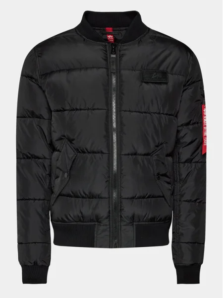 Alpha Industries Зимно яке Puffer Bomber черен