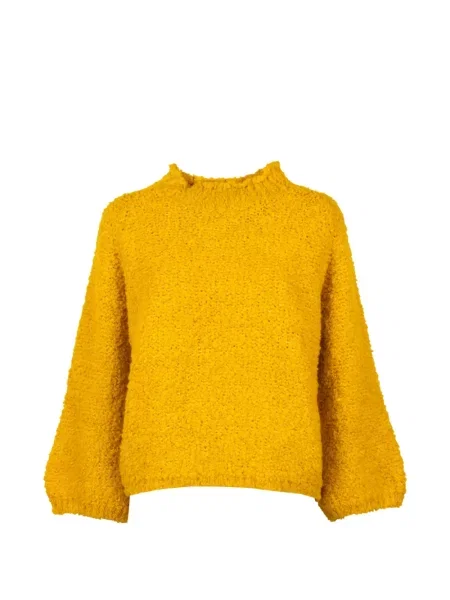 Bouclé pulover Vicario Cinque galben