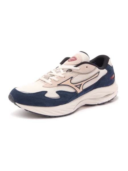 Sneakersy Mizuno zamszowe białe