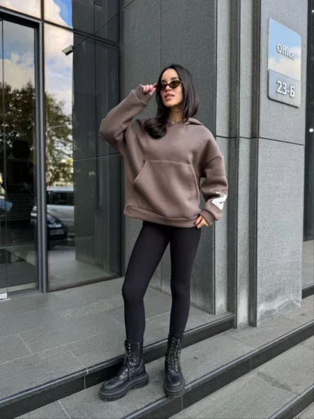 Худи Uaclothes коричневое
