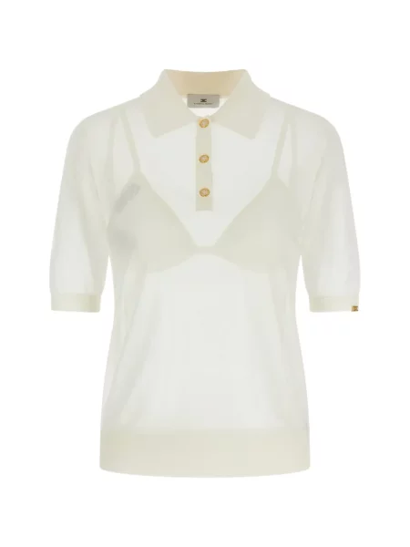 Biustonosz Elisabetta Franchi prążkowany biały