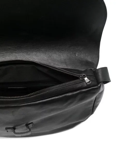 Geanta de piele Sommet din piele negru