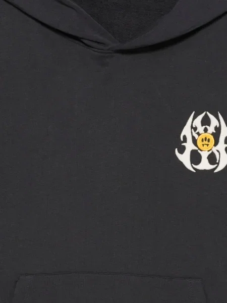 Mikina s kapucí Barrow s potiskem černá